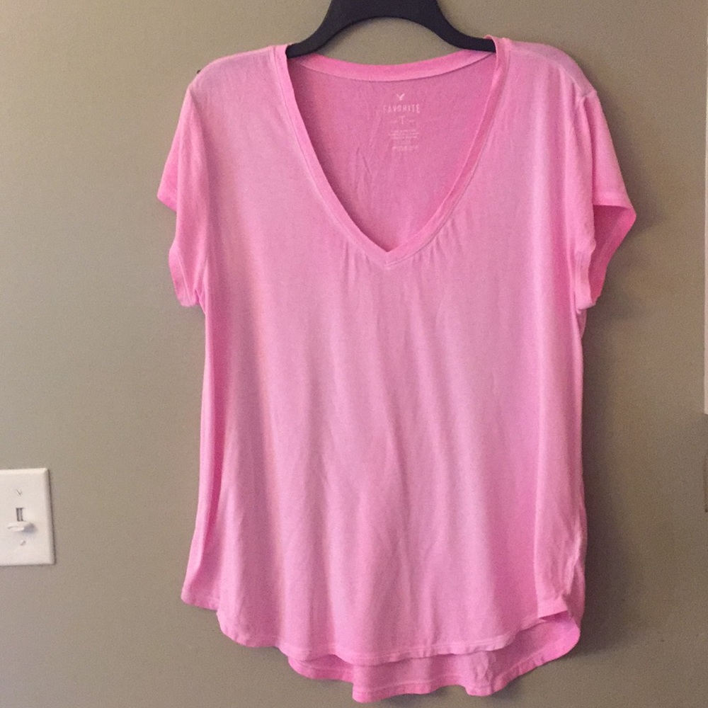 American Eagle T - Large Pink